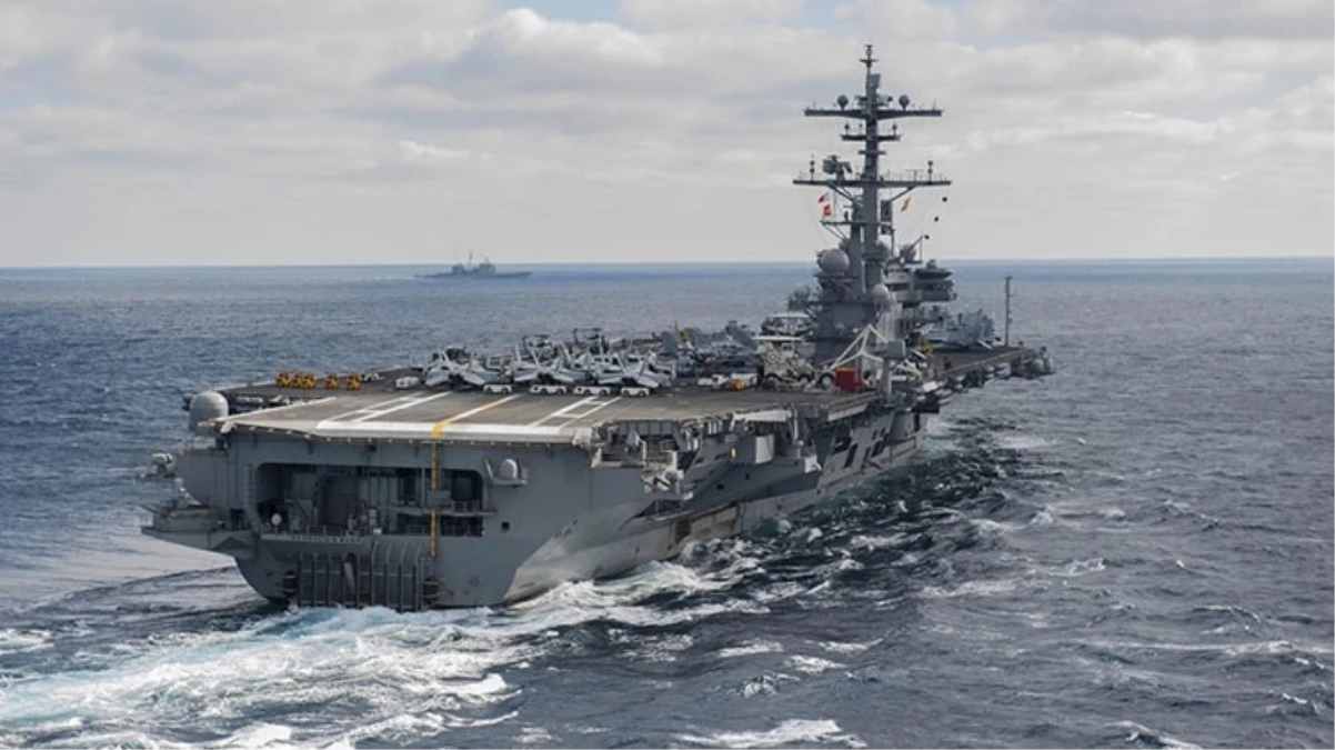 ABD'nin İsrail'e gönderdiği uçak gemi filosu Doğu Akdeniz'e ulaştı