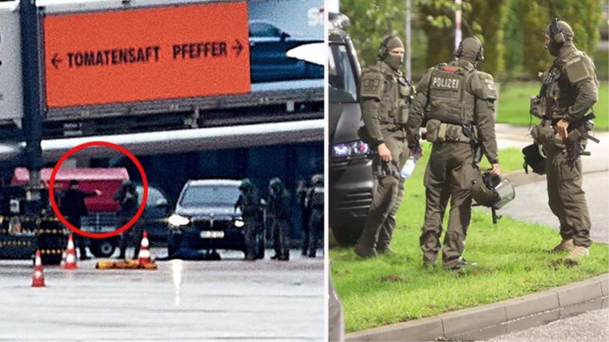 Almanya'da havalimanında kızını rehin alan Türk, 18 saat sonra teslim oldu