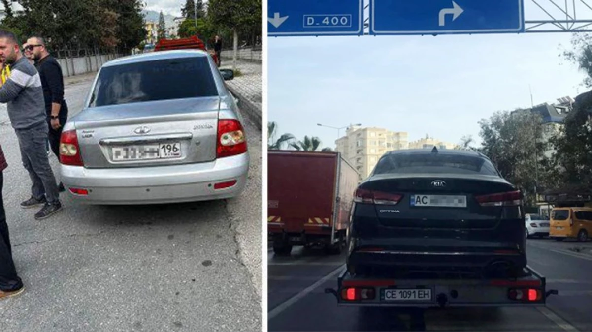 Antalya'da Rus ve Ukraynalılar kaçak taksicilik yapıyor! Yabancı plakalı çekici bile var