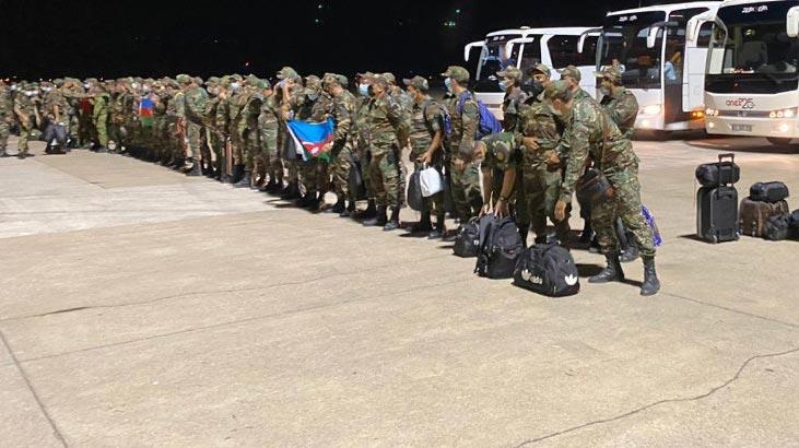 Azerbaycan'dan gelen yardım ekibi Dalaman Havalimanı'na indi