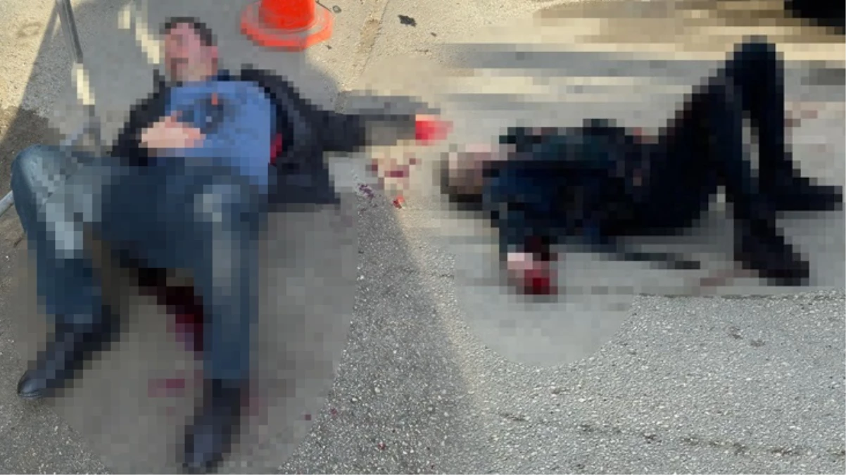 Baba ile oğullarının pompalı tüfekle vurulduğu saldırı kamerada