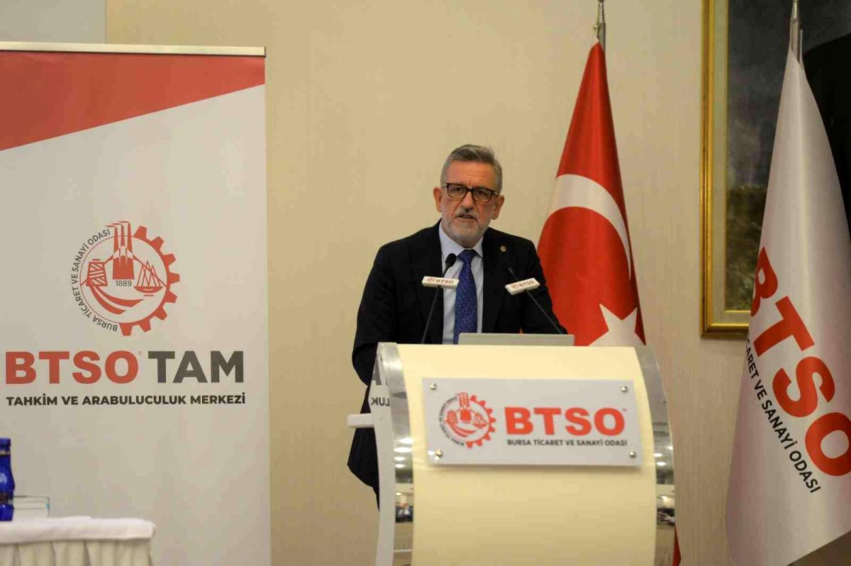 BTSO Yönetim Kurulu Başkanı İbrahim Burkay: 'Kalkınma hedeflerimizde temel dayanağımız güçlü bir hukuk sistemidir'