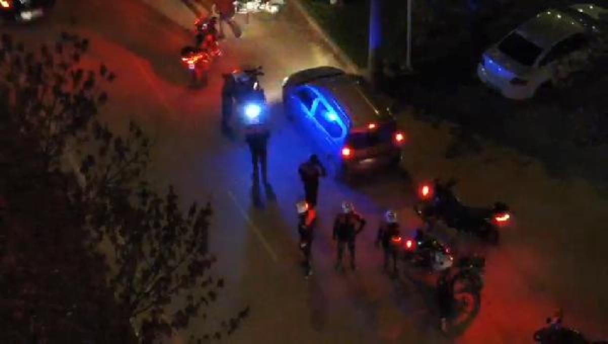 Bursa'da 250 polisle dron destekli asayiş uygulaması