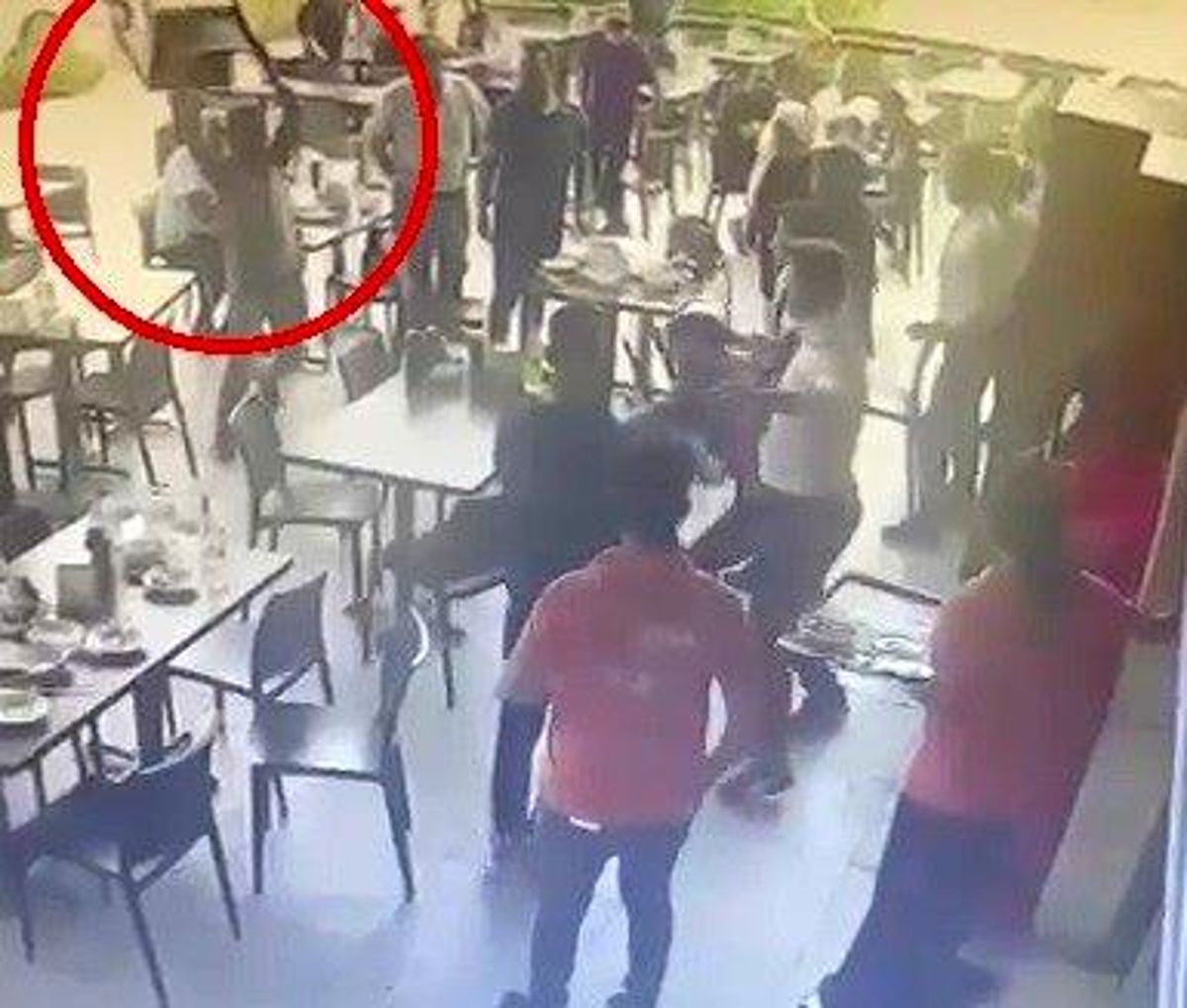 Bursa'da dinlenme tesisinde garsona saldırı