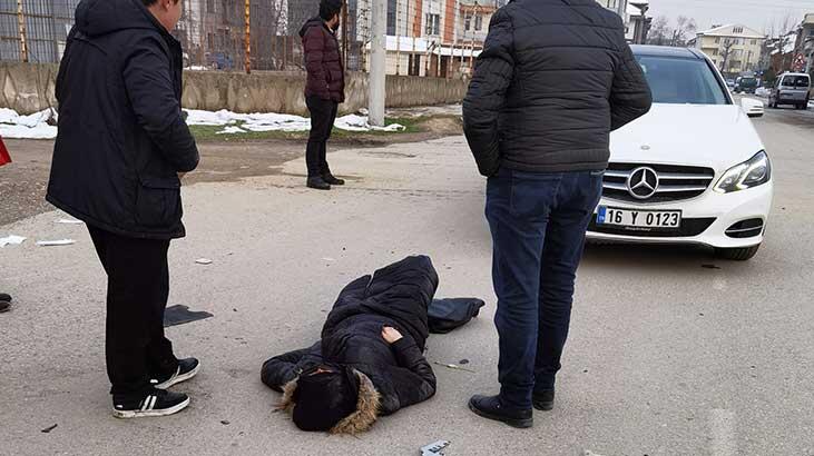 Bursa'da kaza yapan genç kız şoka girdi! 'Dedeme söylemeyin'