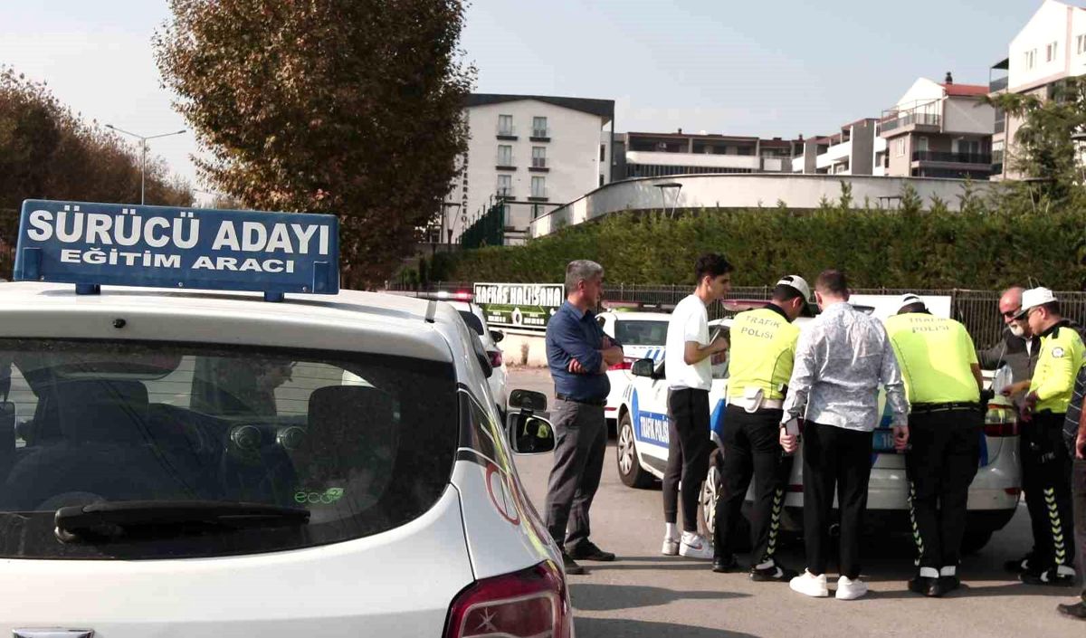 Bursa'da trafik denetiminde kural tanımayan sürücülere ceza