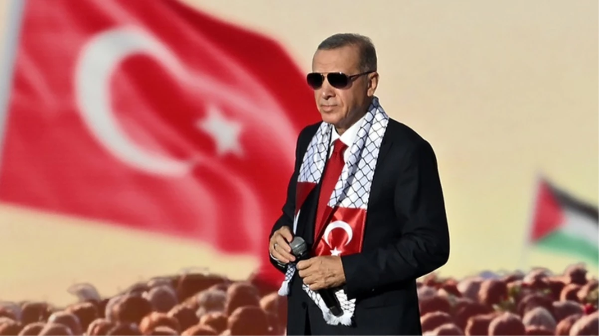 Cumhurbaşkanı Erdoğan: Büyük Filistin Mitingi'ne yaklaşık 1.5 milyon kişi katıldı