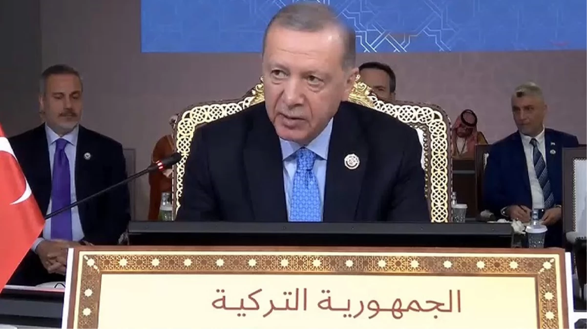 Cumhurbaşkanı Erdoğan: İsrail'in işlediği suçlar yanına kalmamalıdır, garantörlüğe hazırız