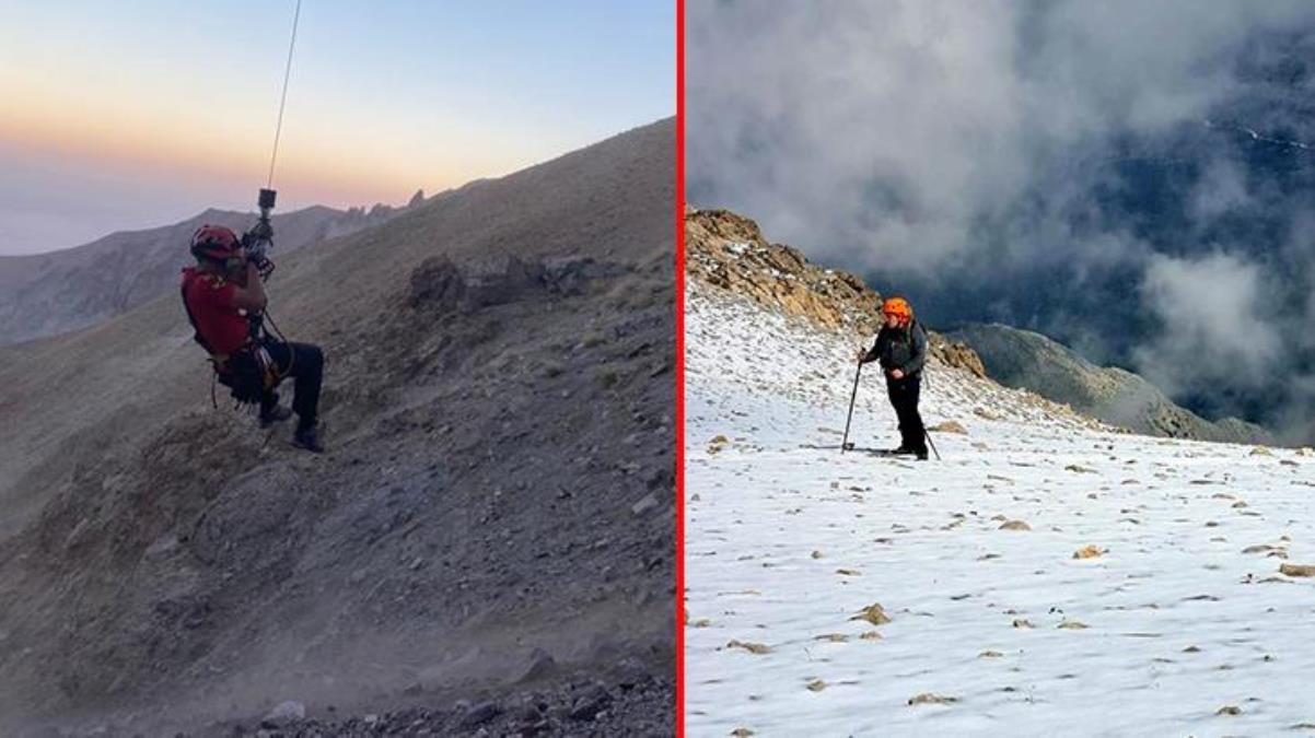 Erciyes Dağı'na zirve tırmanışı yapan dağcıların üzerine kaya düştü: 1 ölü, 2 yaralı