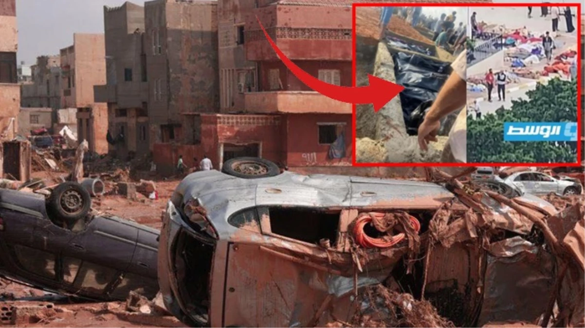 Felaketi yaşayan Libya'dan gelen görüntüler korkunç! Sokaklar cansız bedenlerle dolu
