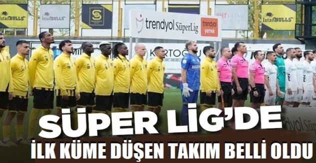 İstanbulspor, Süper Lig'in bitimine 5 hafta kala küme düştü