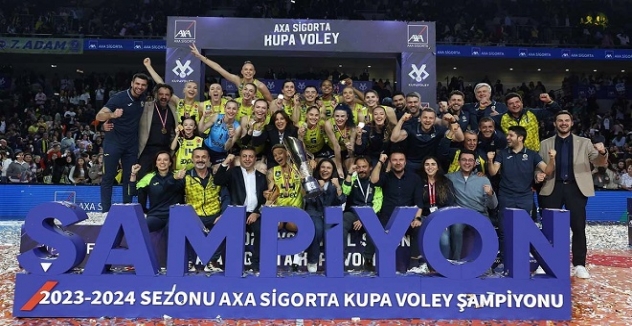 AXA Sigorta Kadınlar Kupa Voley şampiyonu Fenerbahçe Opet oldu