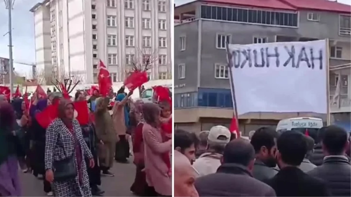 Iğdır'da AK Partili adaya mazbata verilmesine protesto
