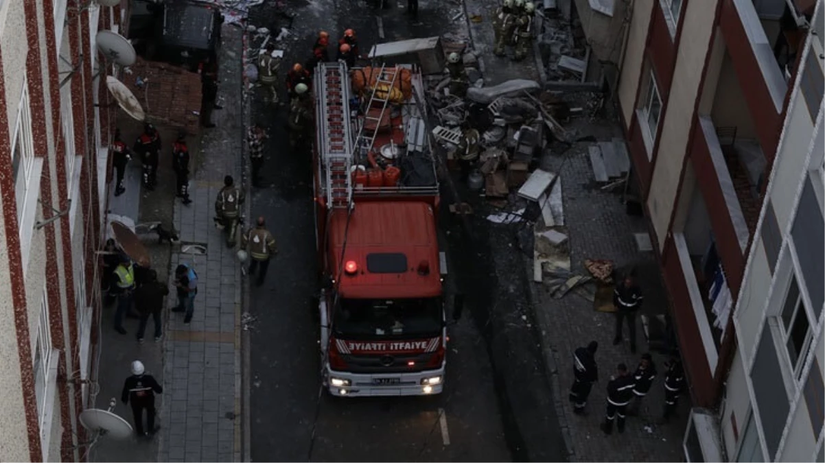 İstanbul'da apartmanda meydana gelen patlamadan detaylar: Bodrum katta küçük kimyasal tüpler bulundu