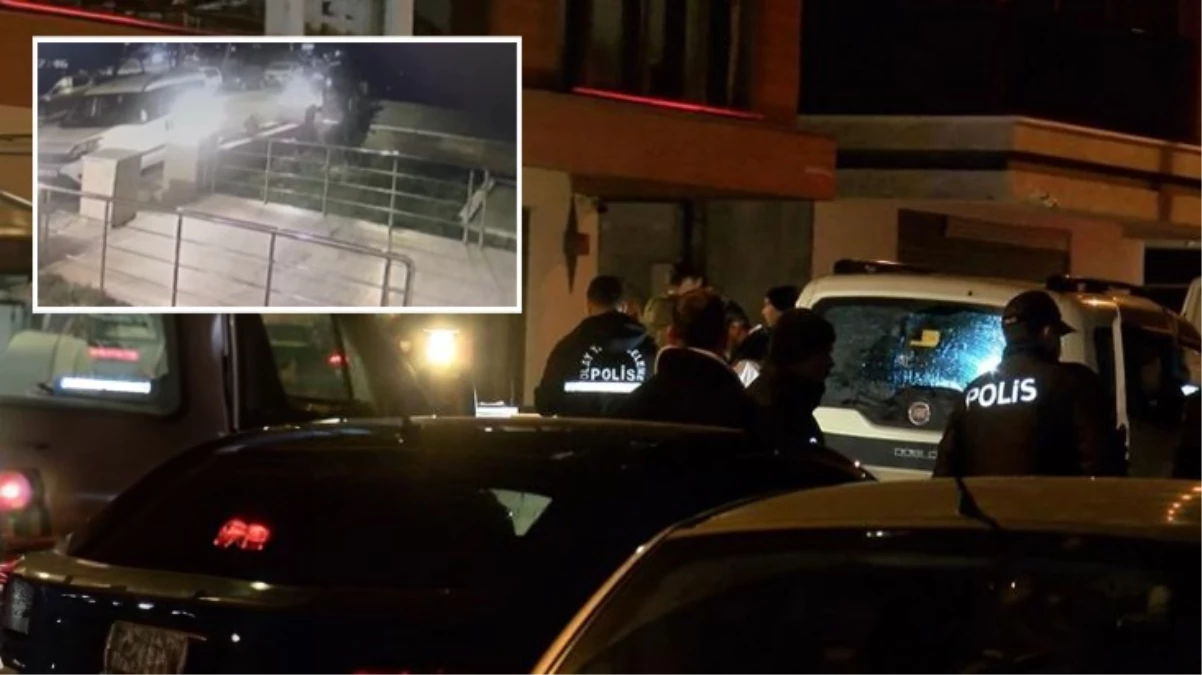 İstanbul'da kaymakamlık lojmanı önündeki çatışma kamerada! Polis şüphelenince ateş açmışlar