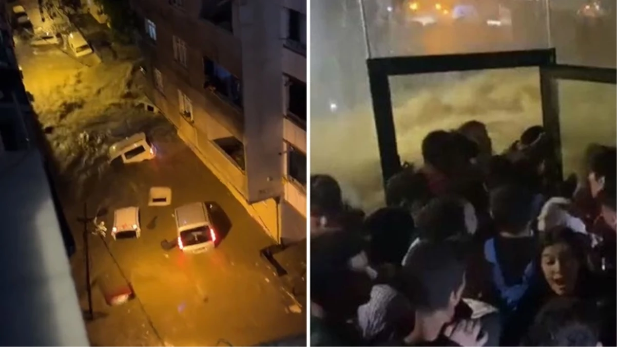İstanbul'da sağanak yağış hayatı felç etti! Arnavutköy ve Başakşehir'de su baskınları yaşanıyor