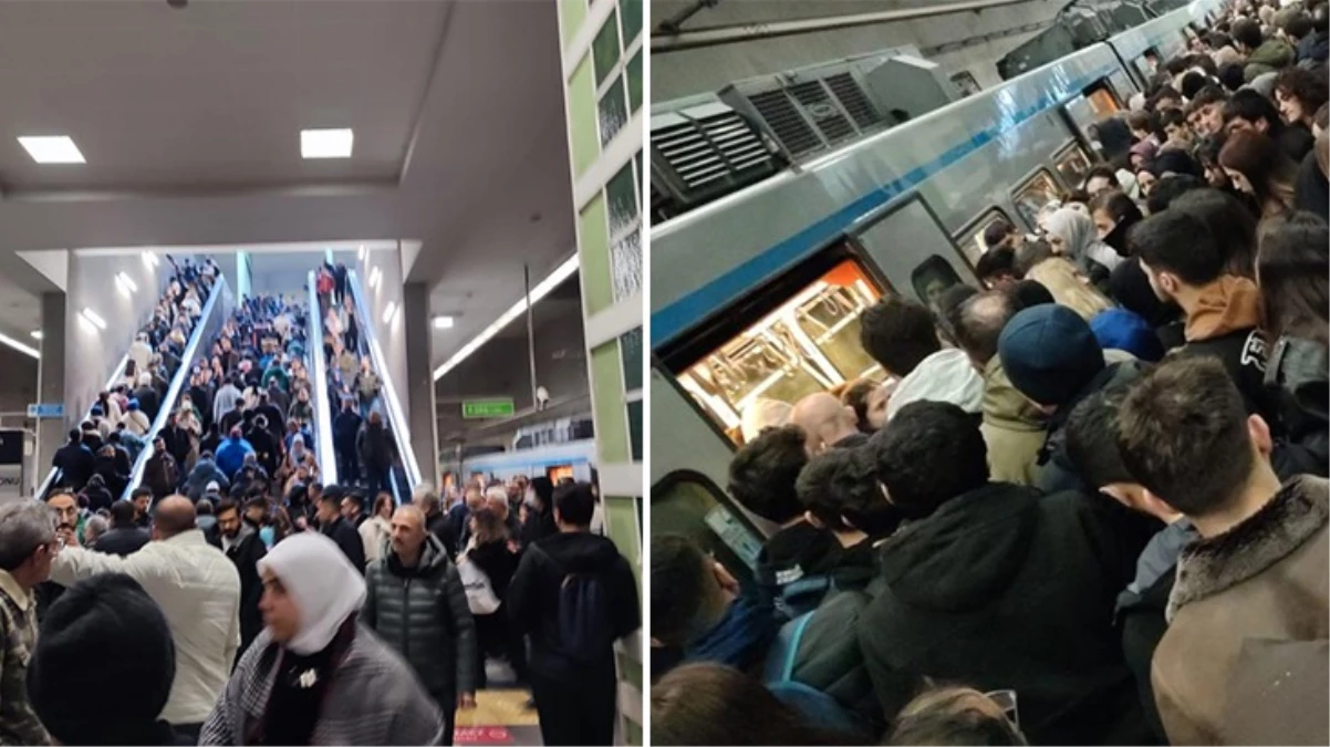 İstanbul'da Yenikapı-Kirazlı metro hattında arıza nedeniyle seferler durdu