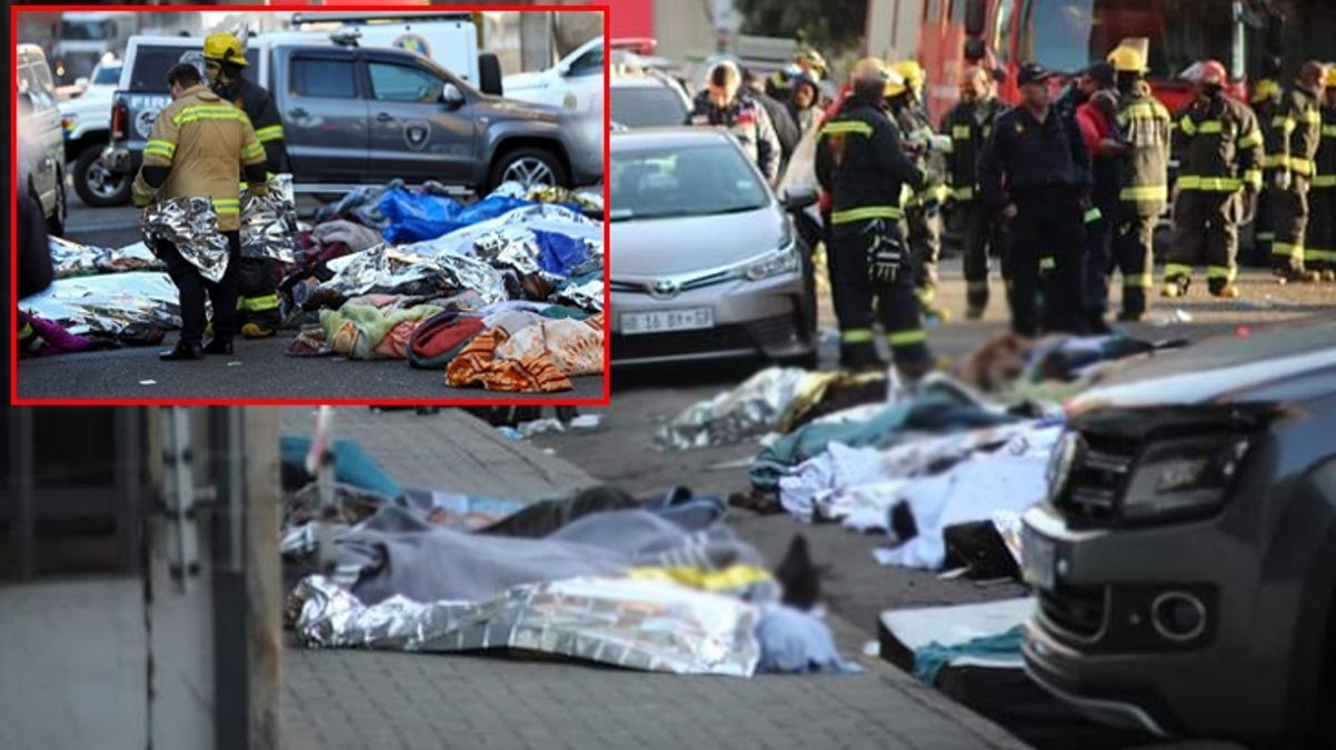Johannesburg'ta yangın faciası! 1'i bebek 63 kişi öldü, çok sayıda kişi yaralandı