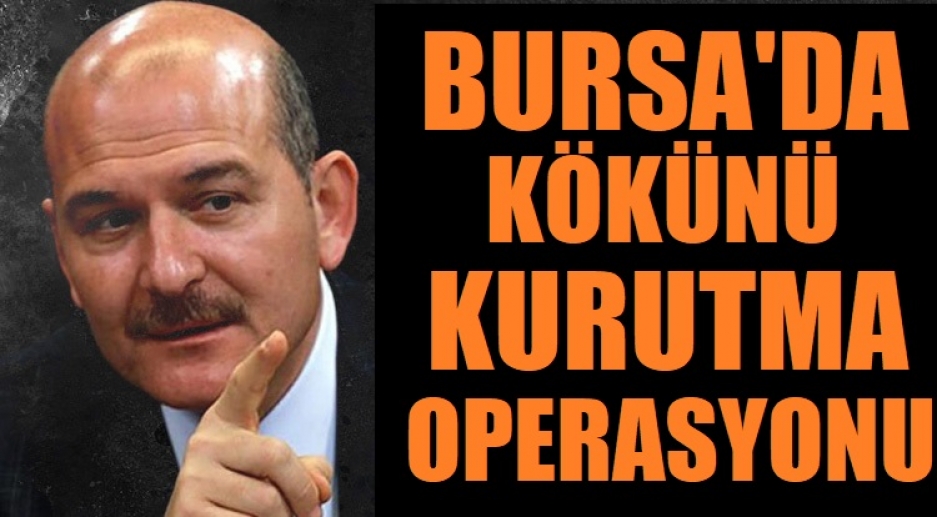 Bursa tarihinin en büyük uyuşturucu operasyonunu Bakan Soylu açıkladı