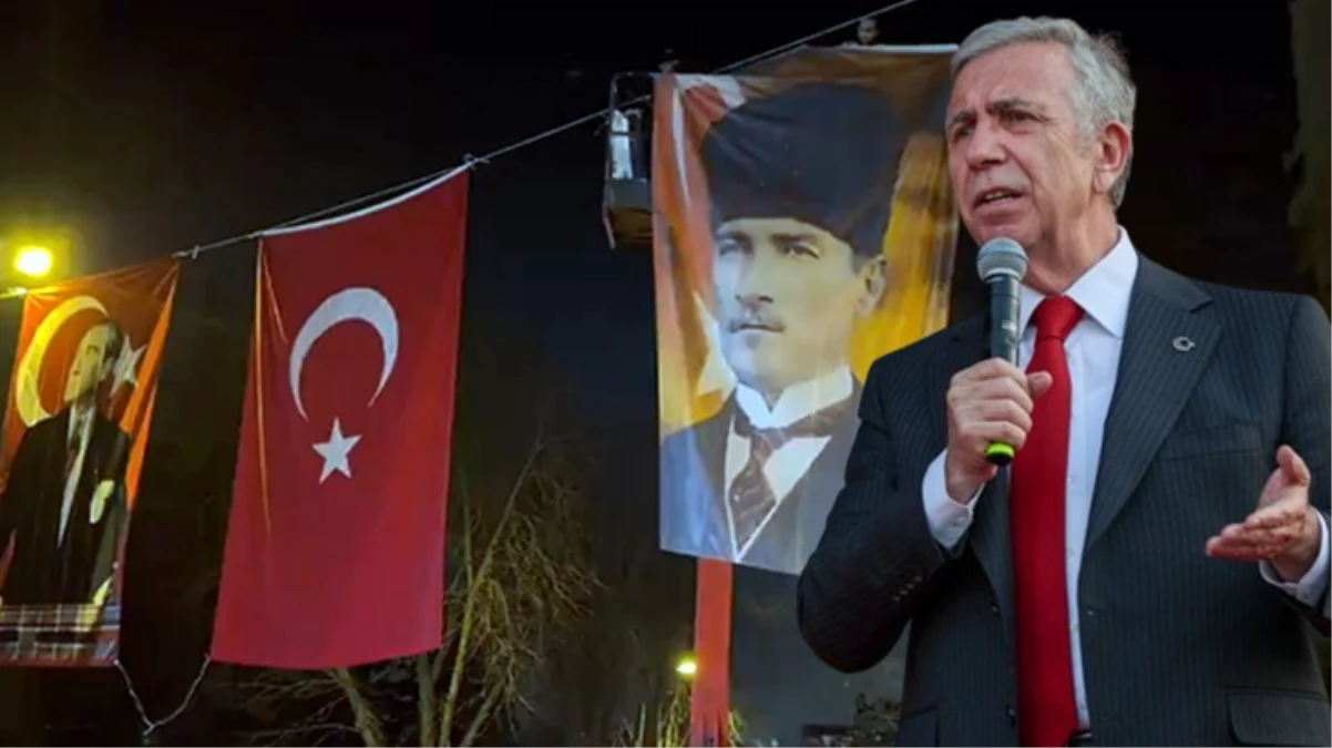 Mansur Yavaş, Suudi Arabistan Büyükelçiliği'nin bulunduğu sokağı Türk bayrakları ve Atatürk posterleriyle donattı