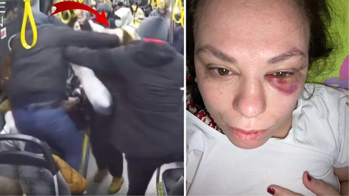 Otobüste yer isteyen kadın yumruklu saldırıya uğradı