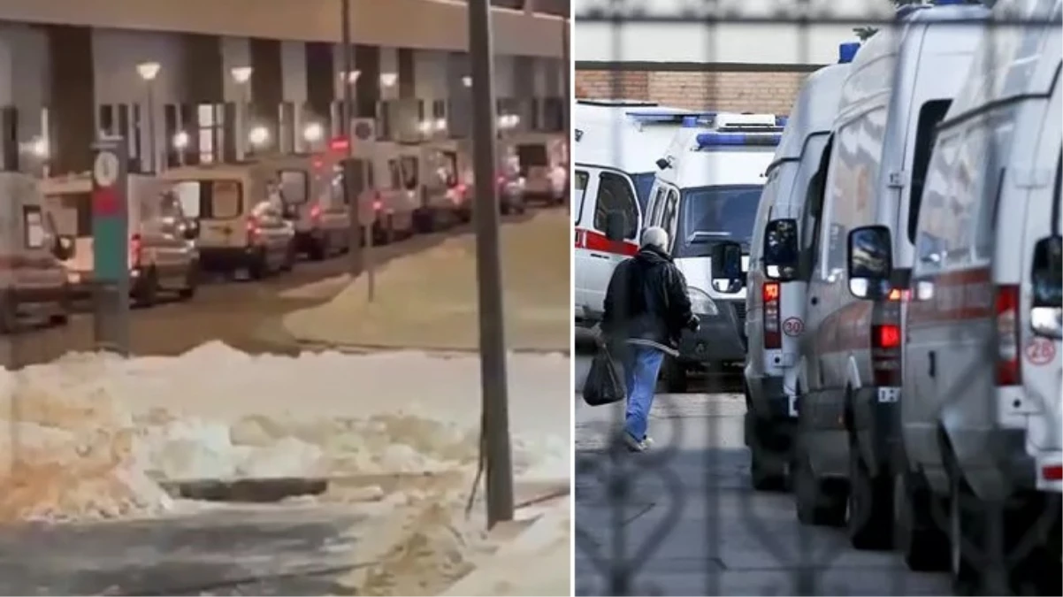 Rusya gizemli bir virüsün esiri oldu! Hastane önleri ambulanslarla dolup taşıyor