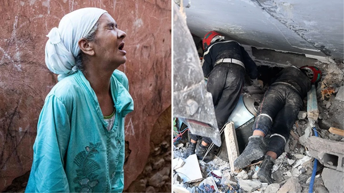 Fas'ta meydana gelen 7 büyüklüğündeki depremde hayatını kaybedenlerin sayısı 2012'ye yükseldi