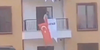 Adıyaman'da deprem konutlarında bayrak skandalı! Valilik açıkladı