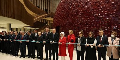 Atatürk Kültür Merkezi gerçekleştirilen törenle açıldı