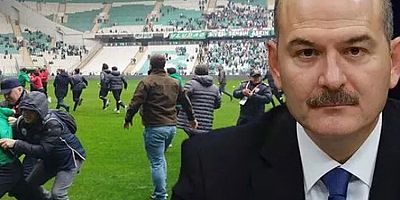 Bakan Soylu'dan olaylı Bursapor-Amedspor maçıyla ilgili açıklama