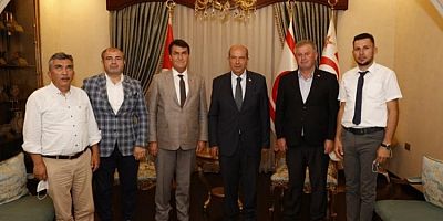Başkan Dündar, KKTC Cumhurbaşkanı Tatar'ı ziyaret etti