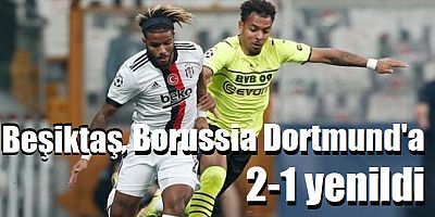 Beşiktaş, Borussia Dortmund'a 2-1 yenildi