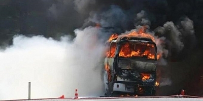 Bulgaristan'da otobüs yandı, 46 yolcu feci şekilde can verdi!