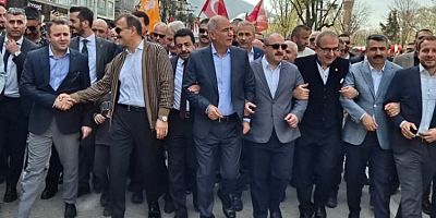 Bursa'da Cumhur İttifakı'ndan 'Sevgi Yürüyüşü'