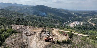 Bursa'da İznik Barajı çalışmaları devam ediyor