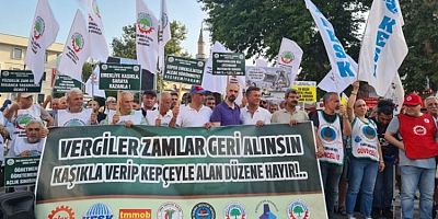 Bursa'da Kamu Emekçileri'nden 'Vergiler, zamlar geri alınsın' açıklaması
