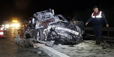 Bursa'da kaza: Sürücü feci şekilde can verdi