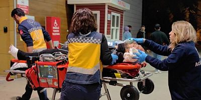 Bursa'da kontrolden çıkan motosiklet devrildi, sürücü ağır yaralı