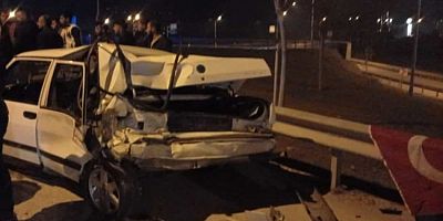 Bursa'da Tır, konvoydaki araçlara çarptı: 4 yaralı