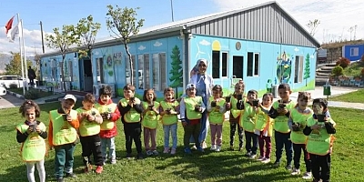 Bursa'da Yıldırım Belediyesi’nden miniklere çevre dersi