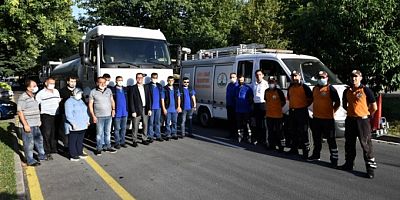 Bursa Osmangazi'den yangın bölgesine yardım eli