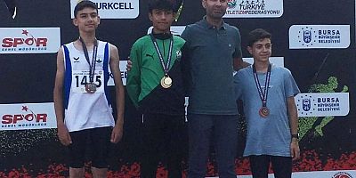 Bursa Osmangazili atletler madalyaya doydu