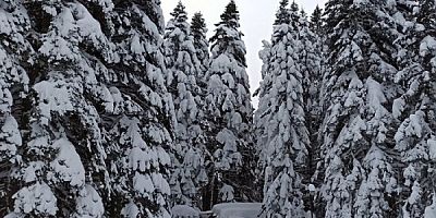 Bursa Uludağ'da kar kalınlığı 1 metreye ulaştı