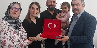 Bursa Yıldırım Belediye Başkanı Yılmaz'dan şehit ailesine ziyaret
