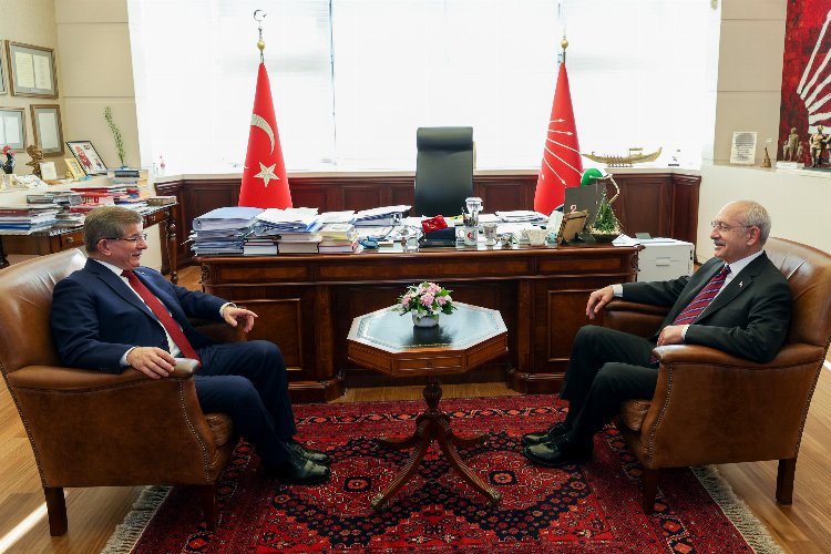 Davutoğlu'ndan Kılıçdaroğlu'na ziyaret