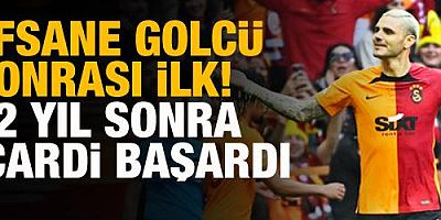 Galatasaray'da Icardi, Jardel sonrası ilki başardı