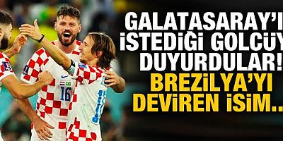 Galatasaray istediği golcüyü Hırvatlar duyurdu!
