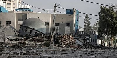 İsrail, Gazze'de bir camiyi daha bombaladı! Yıkılan cami sayısı 33'e yükseldi