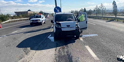 Kütahya'da trafik kazası: 2 kişi yaralandı