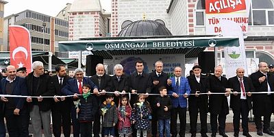 Osmangazi Belediyesi'nden bir camiye daha hizmet